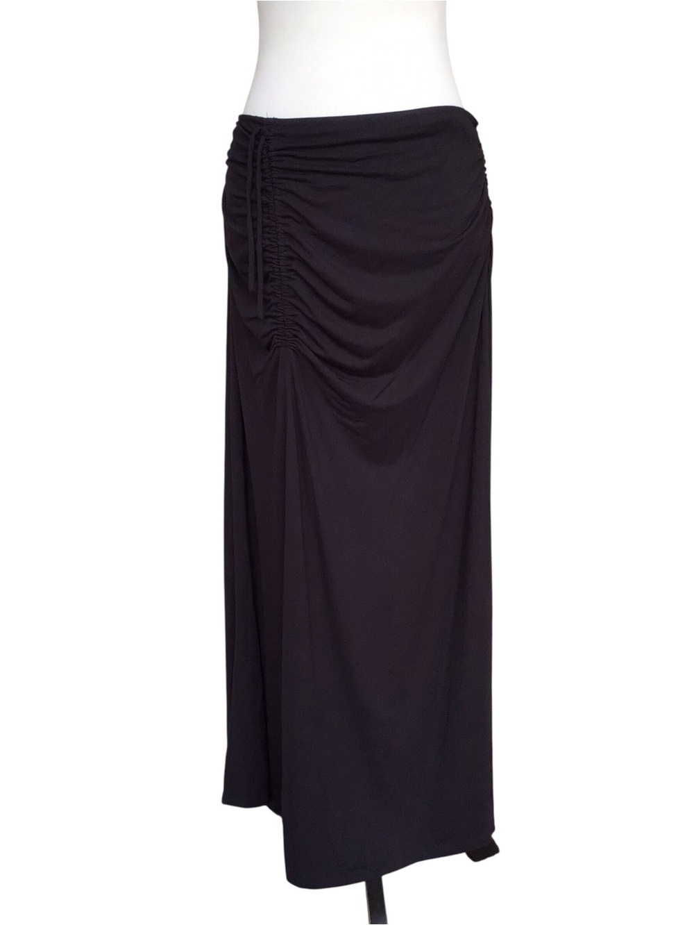 Revolve x House of Harlow 1960 Black Ruched Maxi Skirt